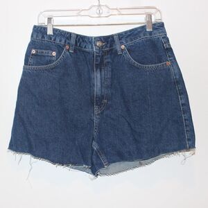 Topshop Blue A-Line Jeans Shorts Women's Size 8